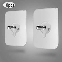 Load image into Gallery viewer, 10pcs Punch-Free Non-Marking Screw Stickers Wall Picture Hook Invisible Traceless Hardwall Drywall Picture Hanging Kit
