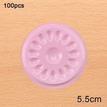 Load image into Gallery viewer, Wholesale Glue Gasket Eyelash glue holder Adhesive Pallet Eyelash Extension glue pads stand on eyelash plastic makeup tools

