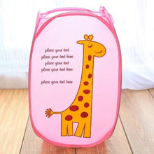 Load image into Gallery viewer, Folding Laundry Basket Hamper Cartoon Pop Up Open Mesh Laundry Dirty Sorting Basket Kids Toys Sundries Home Storage Box Organize

