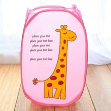 Load image into Gallery viewer, Folding Laundry Basket Hamper Cartoon Pop Up Open Mesh Laundry Dirty Sorting Basket Kids Toys Sundries Home Storage Box Organize
