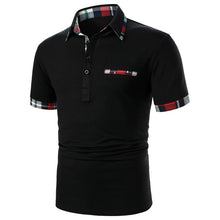 Load image into Gallery viewer, Men Polo Men Shirt Short Sleeve Polo Shirt Contrast Color Polo New Clothing Summer Streetwear Casual Fashion Men Tops
