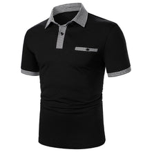Load image into Gallery viewer, Men Polo Men Shirt Short Sleeve Polo Shirt Contrast Color Polo New Clothing Summer Streetwear Casual Fashion Men Tops
