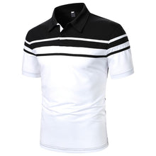 Load image into Gallery viewer, Men Polo Men Shirt Short Sleeve Polo Shirt Contrast Color Polo New Clothing Summer Streetwear Casual Fashion Men Tops
