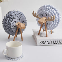 Load image into Gallery viewer, New Sheep Shape Anti Slip Cup Pads Coasters Insulated Round Felt Cup Mats Japan Style Creative Home Office Decor Art Crafts Gift
