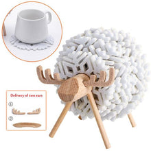 Load image into Gallery viewer, New Sheep Shape Anti Slip Cup Pads Coasters Insulated Round Felt Cup Mats Japan Style Creative Home Office Decor Art Crafts Gift
