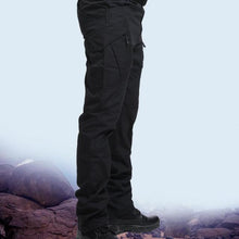 Load image into Gallery viewer, Men's Tactical Pants Multi Pocket Elastic Waist Military Trousers Male Casual Cargo Pants Men Clothing Slim Fit 5XL Sweatpants
