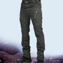 Load image into Gallery viewer, Men's Tactical Pants Multi Pocket Elastic Waist Military Trousers Male Casual Cargo Pants Men Clothing Slim Fit 5XL Sweatpants
