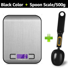 Load image into Gallery viewer, Digital Kitchen Scale 5kg/10kg Food Multi-Function 304 Stainless Steel Balance LCD Display Measuring Grams Ounces Cooking Baking
