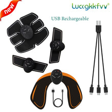 Load image into Gallery viewer, Electric Muscle Stimulator EMS Wireless Buttocks Hip Trainer Abdominal ABS Stimulator Fitness Body Slimming Massager
