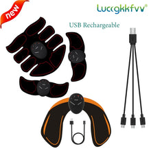 Load image into Gallery viewer, Electric Muscle Stimulator EMS Wireless Buttocks Hip Trainer Abdominal ABS Stimulator Fitness Body Slimming Massager
