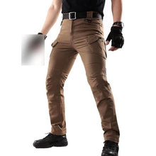 Load image into Gallery viewer, Men's Tactical Pants Multi Pocket Elastic Waist Military Trousers Male Casual Cargo Pants Men Clothing Slim Fit 5XL Sweatpants
