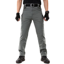 Load image into Gallery viewer, Men's Tactical Pants Multi Pocket Elastic Waist Military Trousers Male Casual Cargo Pants Men Clothing Slim Fit 5XL Sweatpants

