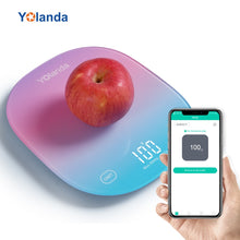 Load image into Gallery viewer, Yolanda 5kg Smart Kitchen Scale Bluetooth APP Electronic Scales Digital Food Weight Balance Measuring Tool Nutrition Analysis

