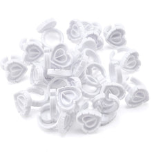 Load image into Gallery viewer, Wholesale 50/100Pcs Disposable Eyelash Extension Glue Rings,Eyelash Extension Glue Holder Holder glue container Tattoo Pigment
