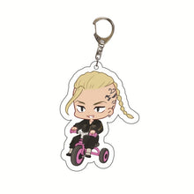 Load image into Gallery viewer, Tokyo Revengers Anime Cosplay Keychain Manjiro Ken Takemichi Hinata Atsushi Chibi Kawaii Bag Pendant Fans Collection Props
