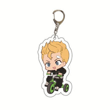 Load image into Gallery viewer, Tokyo Revengers Anime Cosplay Keychain Manjiro Ken Takemichi Hinata Atsushi Chibi Kawaii Bag Pendant Fans Collection Props
