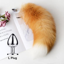 Load image into Gallery viewer, Separable Anal Plug Real Fox Tail Cosplay Butt Plug Anal Sex Tail Adult Products Anal Sex Toys for Woman Couples Men Sexy Shop
