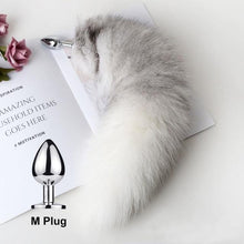 Load image into Gallery viewer, Separable Anal Plug Real Fox Tail Cosplay Butt Plug Anal Sex Tail Adult Products Anal Sex Toys for Woman Couples Men Sexy Shop
