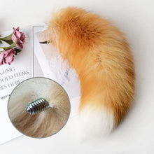 Load image into Gallery viewer, Separable Anal Plug Real Fox Tail Cosplay Butt Plug Anal Sex Tail Adult Products Anal Sex Toys for Woman Couples Men Sexy Shop

