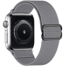 Load image into Gallery viewer, Solo Loop Nylon Strap for Apple watch band 44mm 40mm 38mm 42mm Adjustable Elastic Scrunchie bracelet correa iWatch 6 se 5 4 3 2
