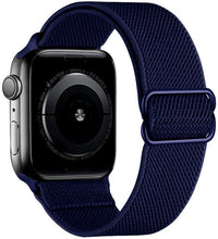 Load image into Gallery viewer, Solo Loop Nylon Strap for Apple watch band 44mm 40mm 38mm 42mm Adjustable Elastic Scrunchie bracelet correa iWatch 6 se 5 4 3 2
