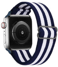 Load image into Gallery viewer, Solo Loop Nylon Strap for Apple watch band 44mm 40mm 38mm 42mm Adjustable Elastic Scrunchie bracelet correa iWatch 6 se 5 4 3 2
