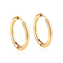 Load image into Gallery viewer, LUXUSTEEL 1Pairs/2pcs Trendy Small Hoop Earrings Women Girl Coloful Round Circle Earring 2021 Anti-allergy Brinco Accessories
