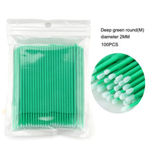 Load image into Gallery viewer, Disposable MicroBrush Eyelashes Extension  Individual Lash Removing Swab Micro Brush For Eyelash Extension Tools
