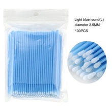 Load image into Gallery viewer, Disposable MicroBrush Eyelashes Extension  Individual Lash Removing Swab Micro Brush For Eyelash Extension Tools
