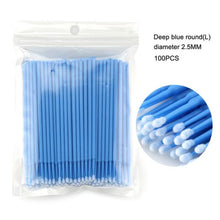 Load image into Gallery viewer, Disposable MicroBrush Eyelashes Extension  Individual Lash Removing Swab Micro Brush For Eyelash Extension Tools
