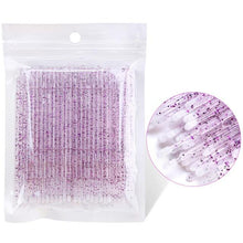 Load image into Gallery viewer, Disposable MicroBrush Eyelashes Extension  Individual Lash Removing Swab Micro Brush For Eyelash Extension Tools
