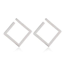 Load image into Gallery viewer, Retro Minimalist Square Earrings Irregular Stud Earrings New Exaggerated Cold Wind Fashion Earring for Women Opening Accessories
