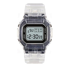 Load image into Gallery viewer, New Fashion Transparent Digital Watch Square Women Watches Sports Electronic Wrist Watch Reloj Mujer Clock Dropshipping
