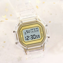 Load image into Gallery viewer, New Fashion Transparent Digital Watch Square Women Watches Sports Electronic Wrist Watch Reloj Mujer Clock Dropshipping
