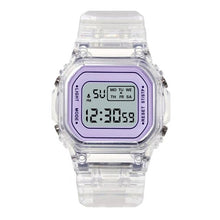 Load image into Gallery viewer, New Fashion Transparent Digital Watch Square Women Watches Sports Electronic Wrist Watch Reloj Mujer Clock Dropshipping
