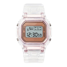 Load image into Gallery viewer, New Fashion Transparent Digital Watch Square Women Watches Sports Electronic Wrist Watch Reloj Mujer Clock Dropshipping
