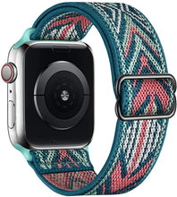 Load image into Gallery viewer, Solo Loop Nylon Strap for Apple watch band 44mm 40mm 38mm 42mm Adjustable Elastic Scrunchie bracelet correa iWatch 6 se 5 4 3 2
