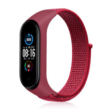 Load image into Gallery viewer, Nylon Strap for mi band 5 Bracelet Sport loop watch Belt pulsera correa Miband strap Wristband for xiaomi Mi band 6 4 3 Bracelet
