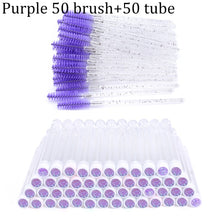 Load image into Gallery viewer, Reusable Eyebrow Brush Tube Disposable Eyelash Brush Eyebrow Brush Replaceable Dust-proof Sparkling Broken Diamond Makeup Brush
