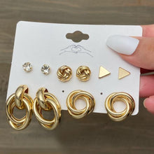 Load image into Gallery viewer, 17KM Bohemian Gold Snake Butterfly Drop Earrings Set For Women Pearl Acrylic Dangle Earrings 2021 Trend Set of Earrings Jewelry
