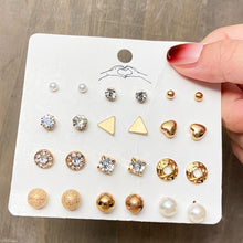 Load image into Gallery viewer, 17KM Bohemian Gold Snake Butterfly Drop Earrings Set For Women Pearl Acrylic Dangle Earrings 2021 Trend Set of Earrings Jewelry
