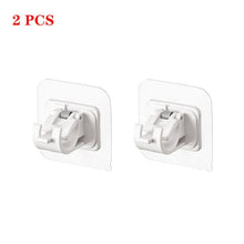 Load image into Gallery viewer, 2pcs Nail-Free Adjustable Curtain Rod Holder Clamp Hooks Rod Bracket Holders Adhesive Wall Curtain Fixed Clip Hanging Rack Hook

