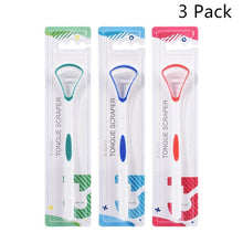 Load image into Gallery viewer, Y-Kelin Sales Silicone Tongue Scraper Brush Cleaning  Food Grade Single Oral Care To Keep Fresh Breath 3Color Pack No.1
