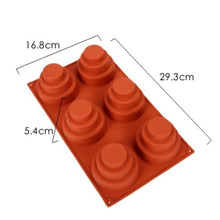 Load image into Gallery viewer, 12 Cavity Oval Savarin Soap Mold Mould Muffin Cupcake Pan Silicone Jelly Polymer Clay Craft Art DIY Mold Kitchen Baking Tools
