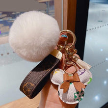Load image into Gallery viewer, Original Cartoon Kawaii Keychain Cute Bag Pendant Fashion Couples Accessories Personality Car Plush Keychain KeyDecorative Hooks
