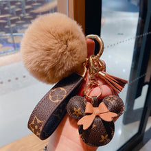 Load image into Gallery viewer, Original Cartoon Kawaii Keychain Cute Bag Pendant Fashion Couples Accessories Personality Car Plush Keychain KeyDecorative Hooks
