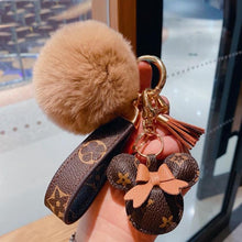 Load image into Gallery viewer, Original Cartoon Kawaii Keychain Cute Bag Pendant Fashion Couples Accessories Personality Car Plush Keychain KeyDecorative Hooks
