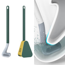 Load image into Gallery viewer, Golf Silicone Toilet Brushes With Holder Set Long Handled Toilet Cleaning Brush Black Modern Hygienic Bathroom Accessories
