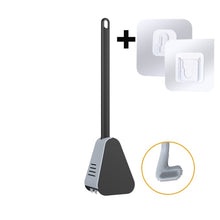 Load image into Gallery viewer, Golf Silicone Toilet Brushes With Holder Set Long Handled Toilet Cleaning Brush Black Modern Hygienic Bathroom Accessories
