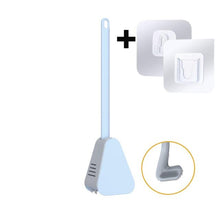 Load image into Gallery viewer, Golf Silicone Toilet Brushes With Holder Set Long Handled Toilet Cleaning Brush Black Modern Hygienic Bathroom Accessories

